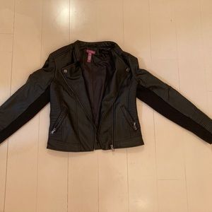 leather jacket! Aqua sold at Bloomingdale’s